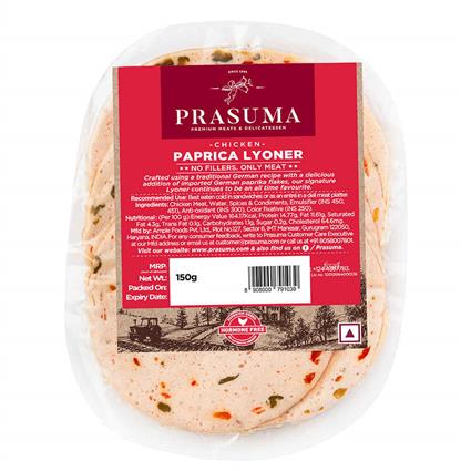 Prasuma Chicken Paprica Lyoner 150G Pouch