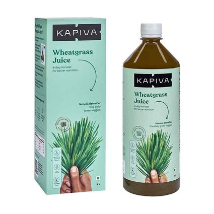 Kapiva Wheatgrass Juice, 1L Bottle