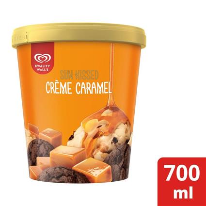 Kwality Walls Frozen Dessert Creme Caramel 700Ml