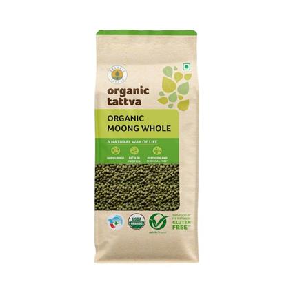 Organic Tattva Moong Dal Whole 500G Pouch