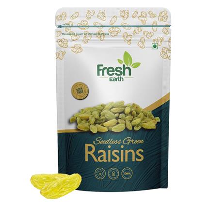 Fresh Earth Seedless Green Raisins 250G