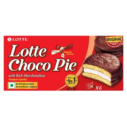 Lotte Choco Pie Carton(6 Pieces) 168G