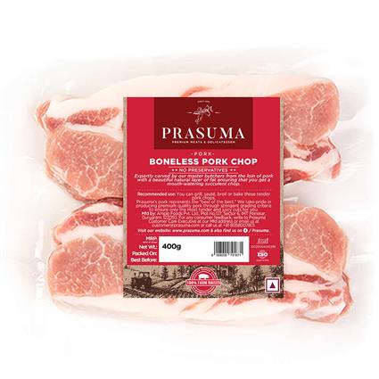 Prasuma Boneless Pork Chop 400G Pouch