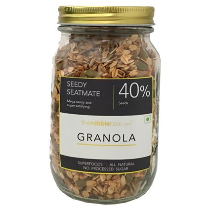 The Nibble Box Seedy Seatmate Breakfast Granola 500G Jar