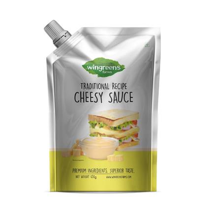 WINGREENS CHEESY SAUCE 450G PCH