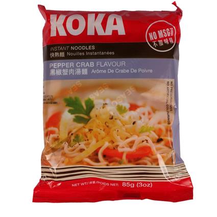 Koka Pepper Crab Noodles, 85G Pouch