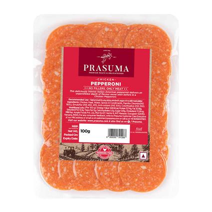 Prasuma Chicken Pepperoni 100G Pouch