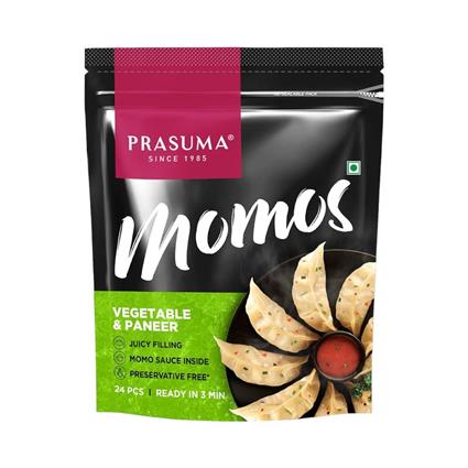 Prasuma Momos Classic Veg Frozen 24 Pieces