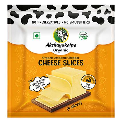 Akshayakalpa Organic Cheese Slices Artisanal Cheddar 100G