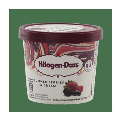 Haagen Dazs Summer Berries Ice Cream 100Ml Cup