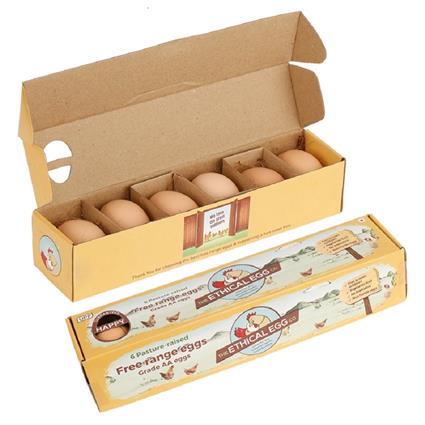 Upf The Ethical Eggs Co Free Range Eggs, 6Pcs Box
