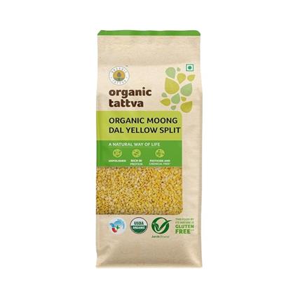 Organic Tattva Salted Moong Dal 500G Pouch