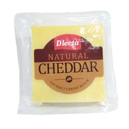 Dlecta Cheese Cheddar Block, 200G Pack