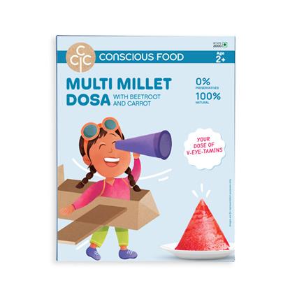 Conscious Food Multi Millet Dosa Mix 400G Box
