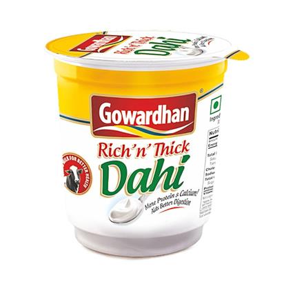 Gowardhan Dahi Fresh N Thick 400G Cup